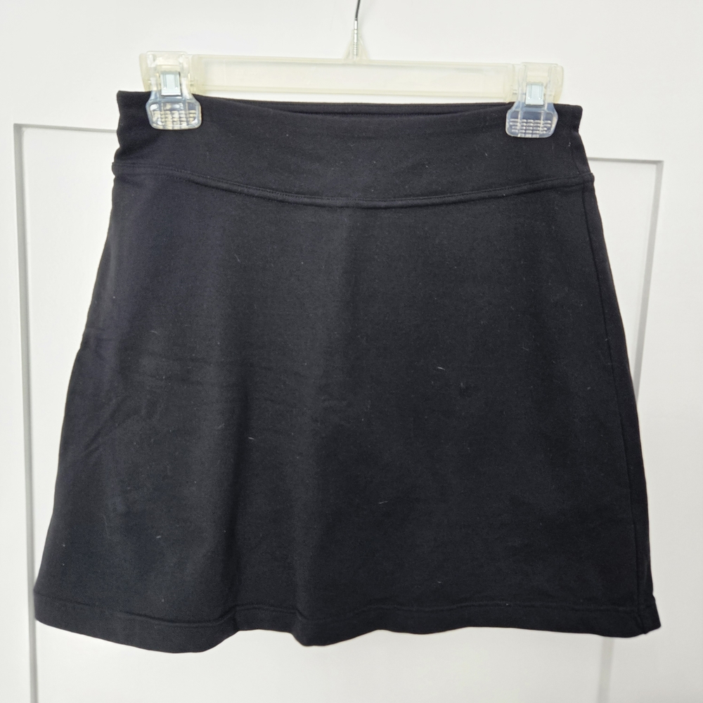 Athleta Black Workout SKORT Size XS Shorts Under Skirt